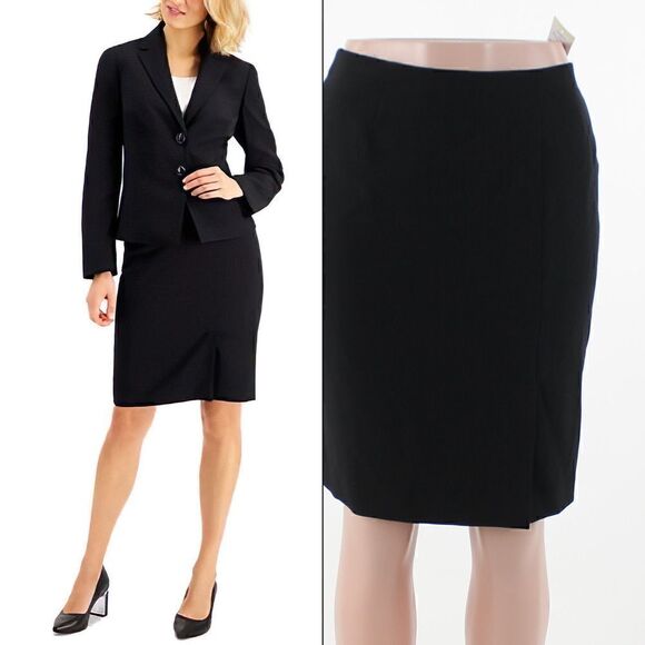 Le Suit Pencil Skirt in Black - Picture 1 of 5
